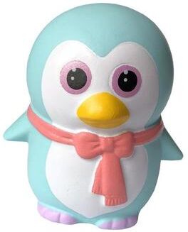 Snug & Styled Penguin Squishy Stress Relief Toy Slow Rising PU Fidget Squeeze Toy blue