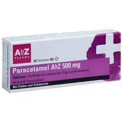 Paracetamol AbZ 500 mg Tabletten 20 St