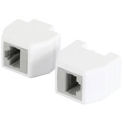 Allnet ALL-RJ45-Magnet RJ45 Sicherungskupplung, Abwurfbuchse, PoE fähig, bis zu 10GBit 193972 Stecker, gerade Polzahl Sensoren 8 Weiß 1 St.