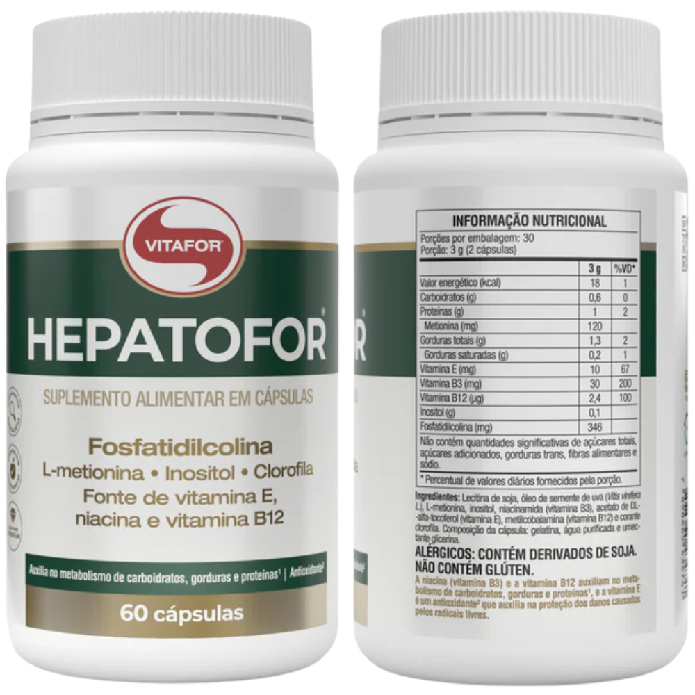 Vitafor Hepatofor Cápsulas de complemento alimenticio 60&nbsp;caps.