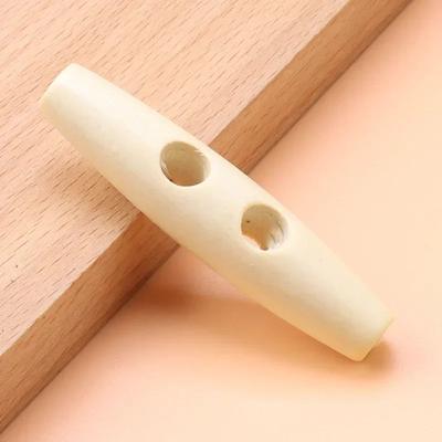 Wooden Horn Toggle Buttons Set Coat Sewing Buttons DIY Clothing Accessories 7
