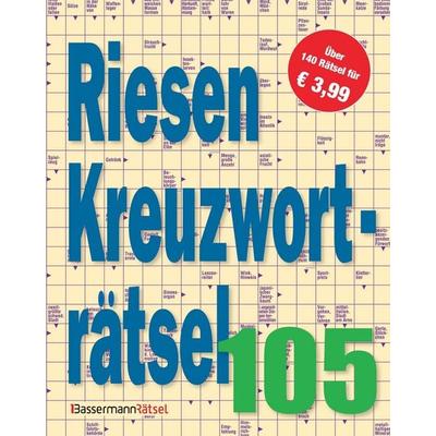 Riesen-Kreuzworträtsel 105, Taschenbuch von Eberhard Krüger, Bassermann, 978-3-8094-5071-9