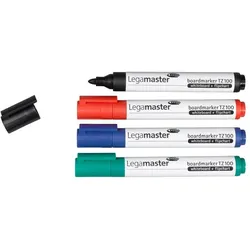 Legamaster TZ 100 Whiteboard-Marker 1,5 - 3,0 mm farbsortiert - 4 Stück