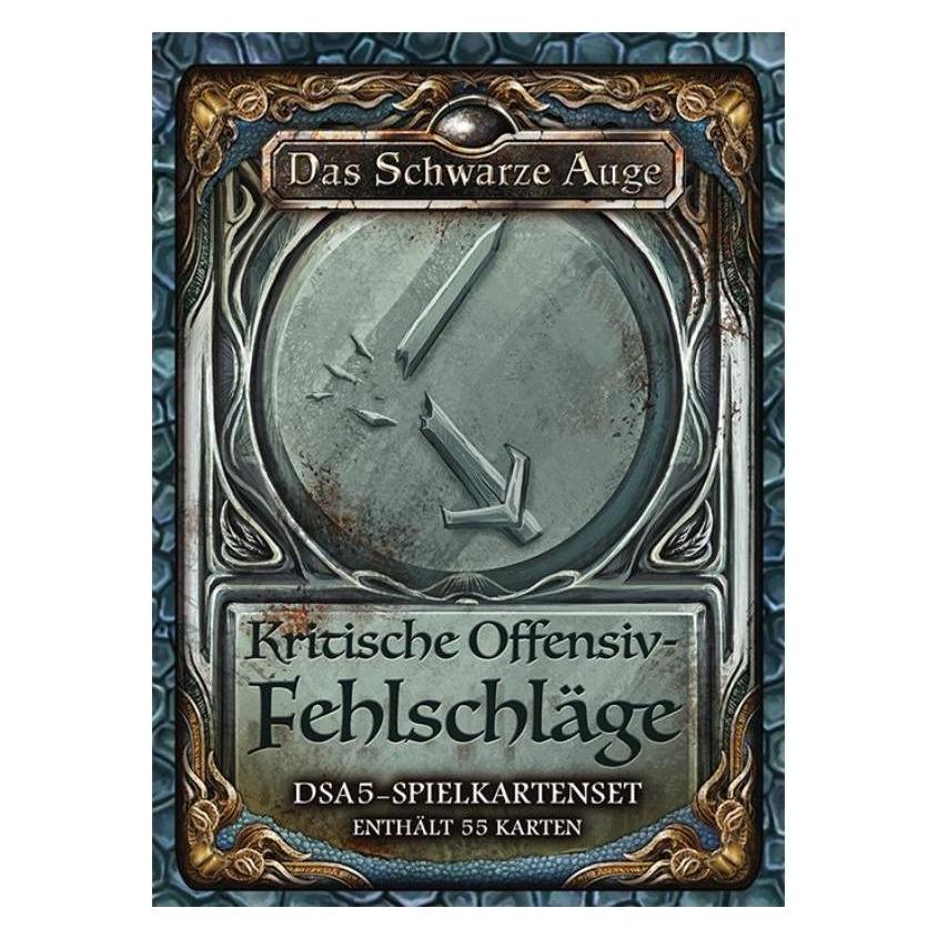 Ulisses Spiele DSA5 Spielkartenset - Kritische Offensiv-Fehlschläge, 55 Karten (DE-Ausgabe) (Deutsch) (US25401)