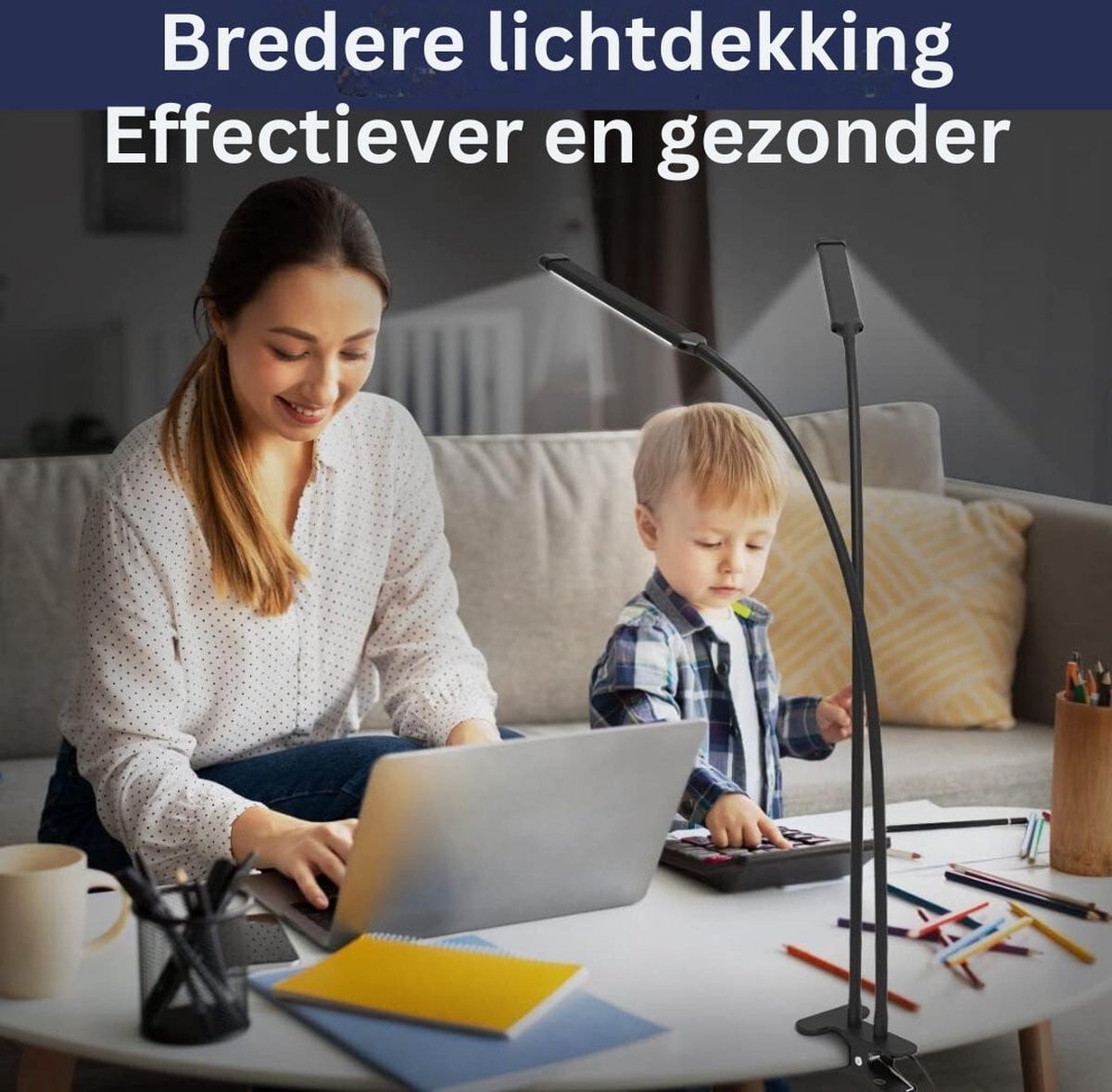 VELTRR Daglichtlamp voor schilderen en hobby - Staand LED-model