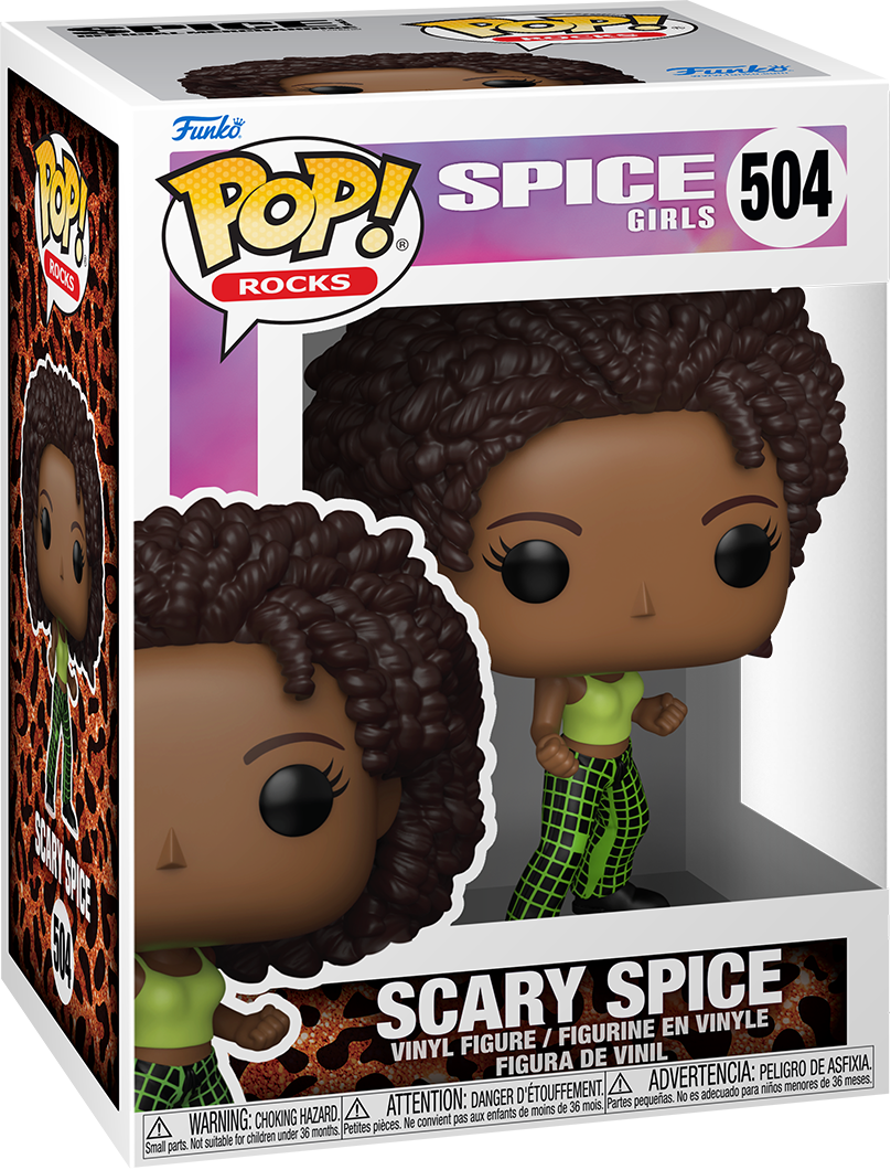 Funko Pop! Rocks Scary Spice Wannabe Vinyl Figure 504 - Official Spice Girls Collectible, Lime-Green and Black