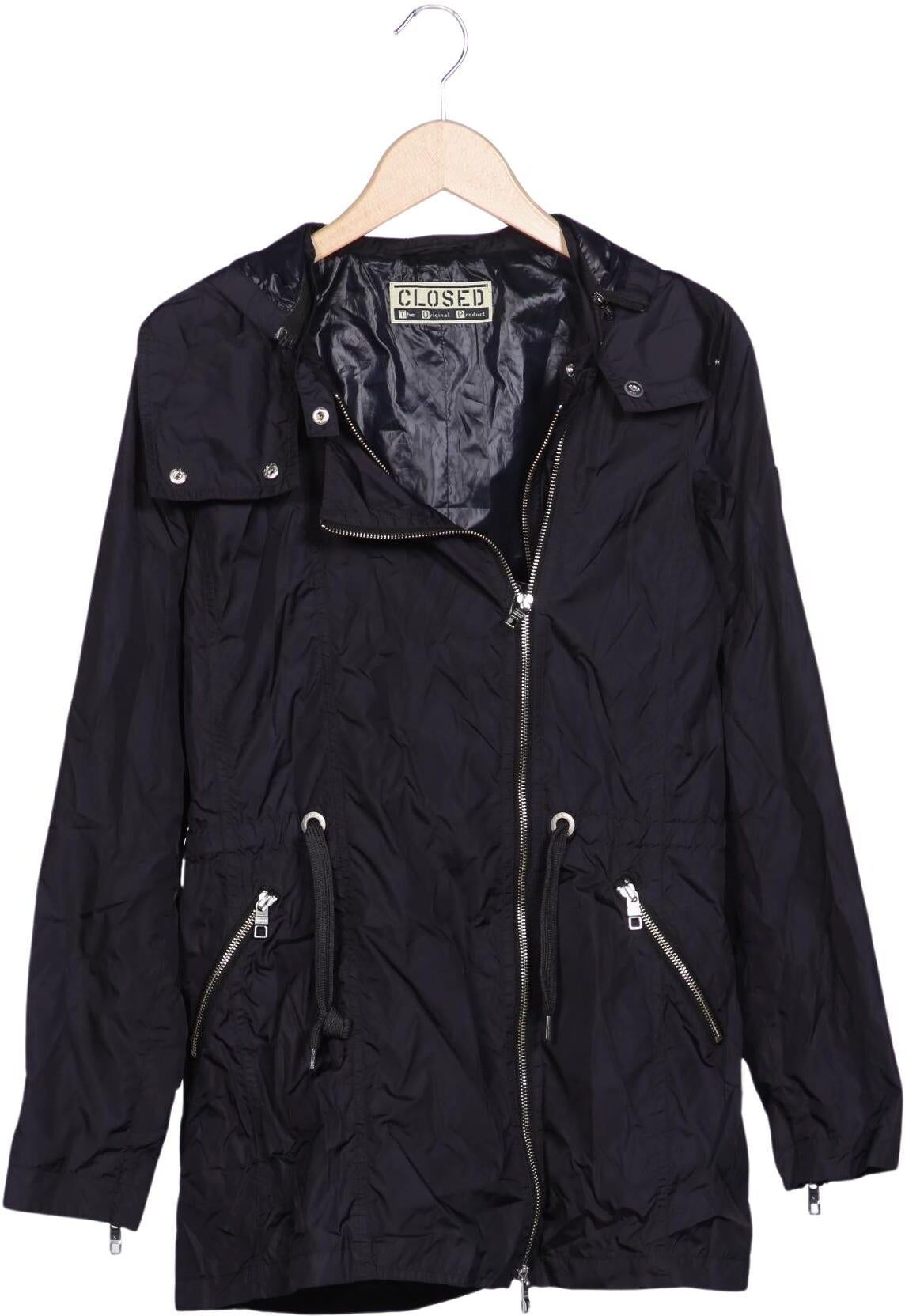 Closed Damen Mantel, Schwarz, Gr. S, Synthetik - Second Hand
