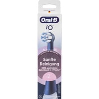 Oral-B iO Sanfte Reinigung 2er, Aufsteckbürste schwarz, für empfindliche Bereiche und gesünderes Zahnfleisch
