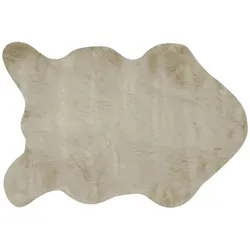 como Kunstfell  Long Shape , creme , Synthetische Fasern , Maße (cm): B: 60