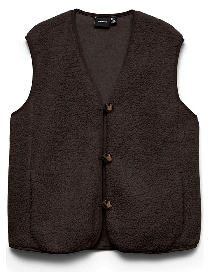 Vero Moda Teddyweste in Braun - XS