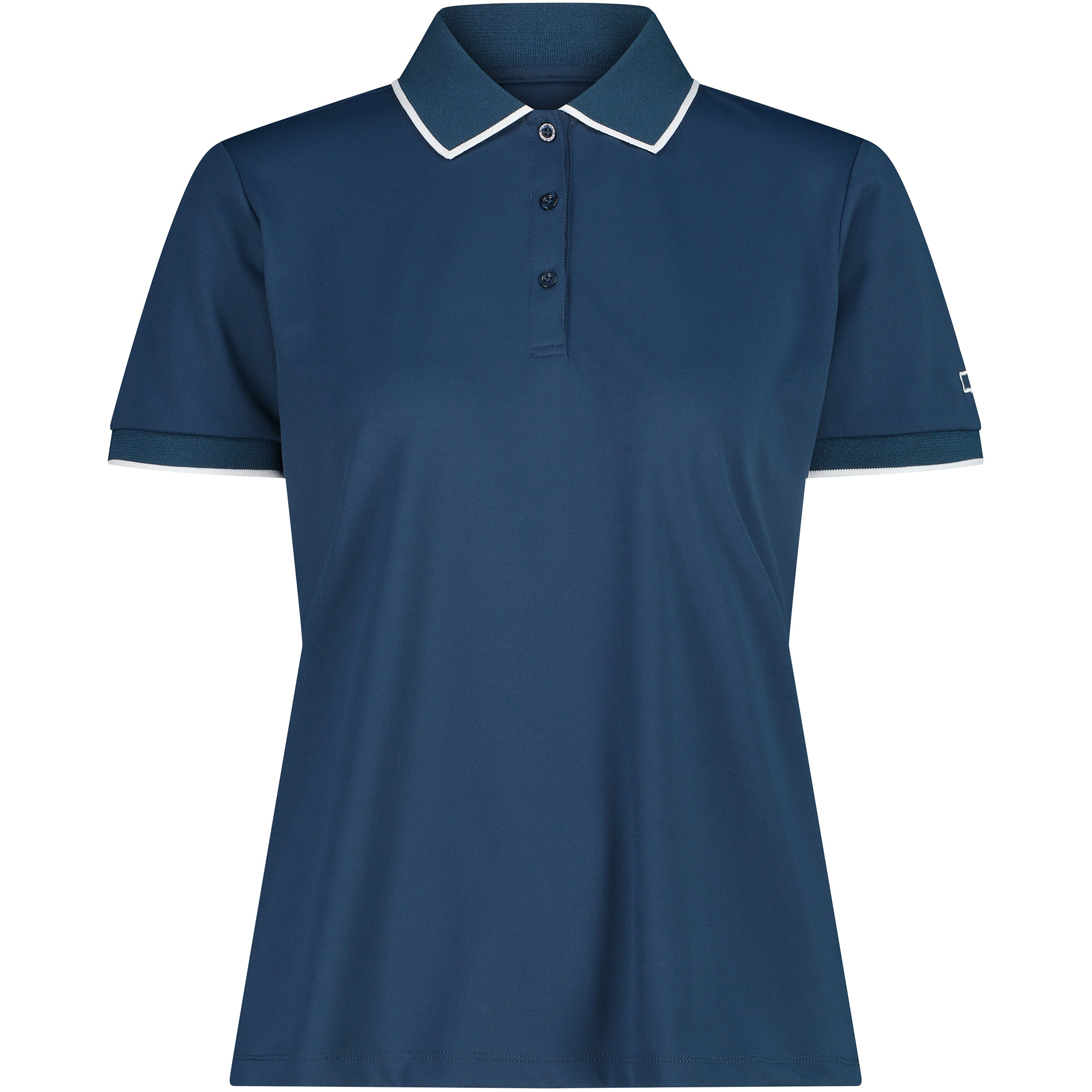 CMP Polo Damen T-Shirts blau Größe XS Trekking Elastisch