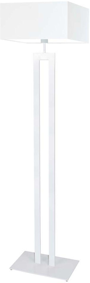 17 Stories Arsh 161 H cm Traditional Floor Lamp White/White 161cm H X 40cm W X 40cm D