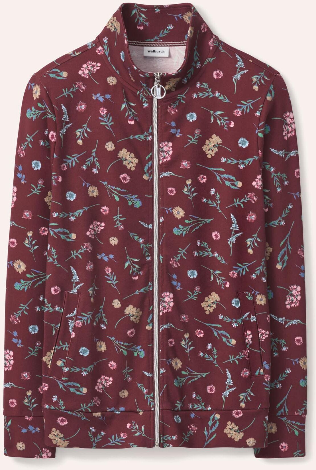 Walbusch Baumwollstretch Jacke, normale Größen, Farbe Rot, 42, hautsympathische Baumwolle bequem dank Elasthan Damen