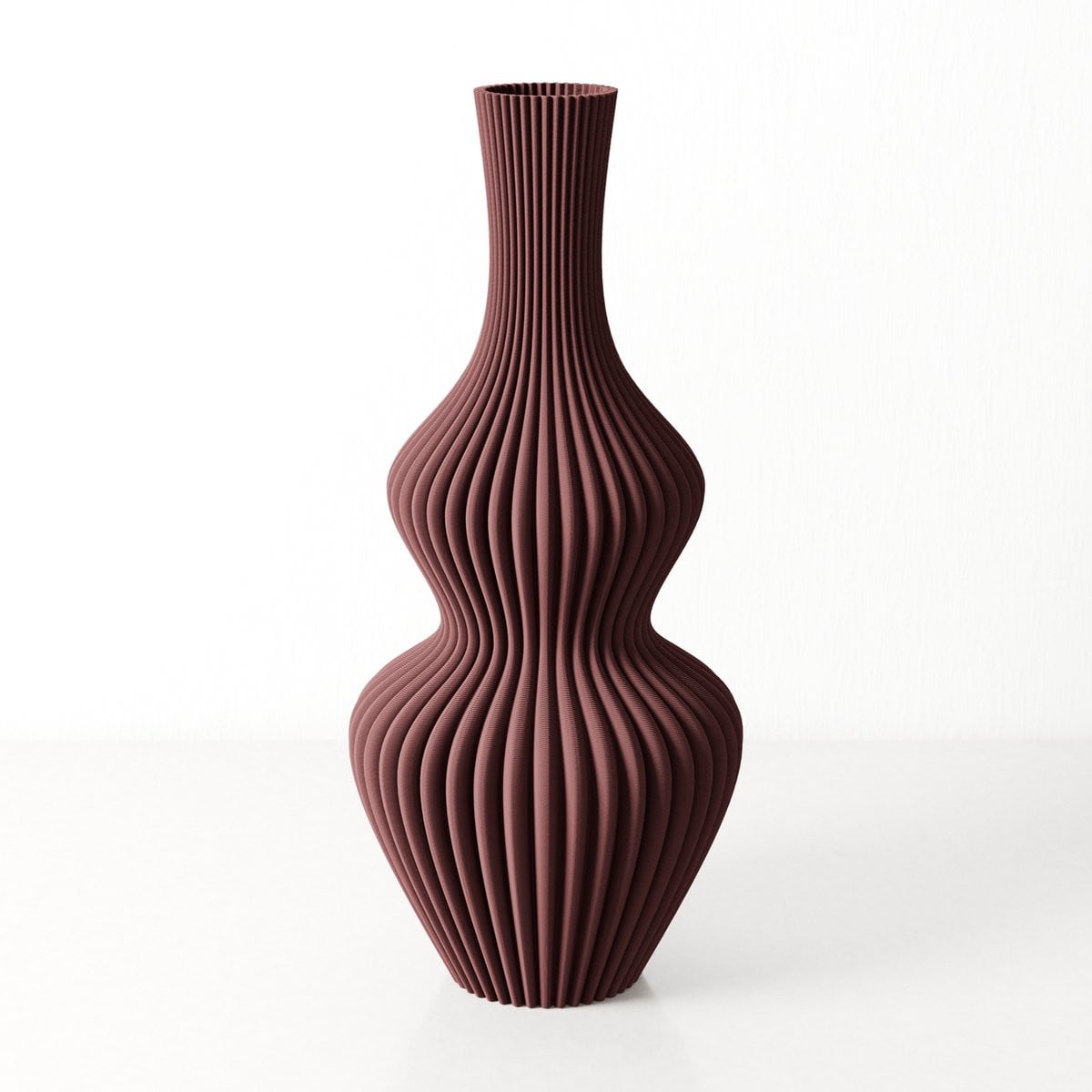 Fleuriek Moderne Vaas - Rood - Hoogte: 40 cm
