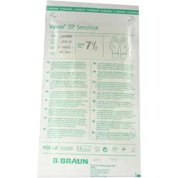 B. Braun Vasco OP Sensitive Latex Einmalhandschuhe naturweiß steril 40 Paar - 7.5 2 St