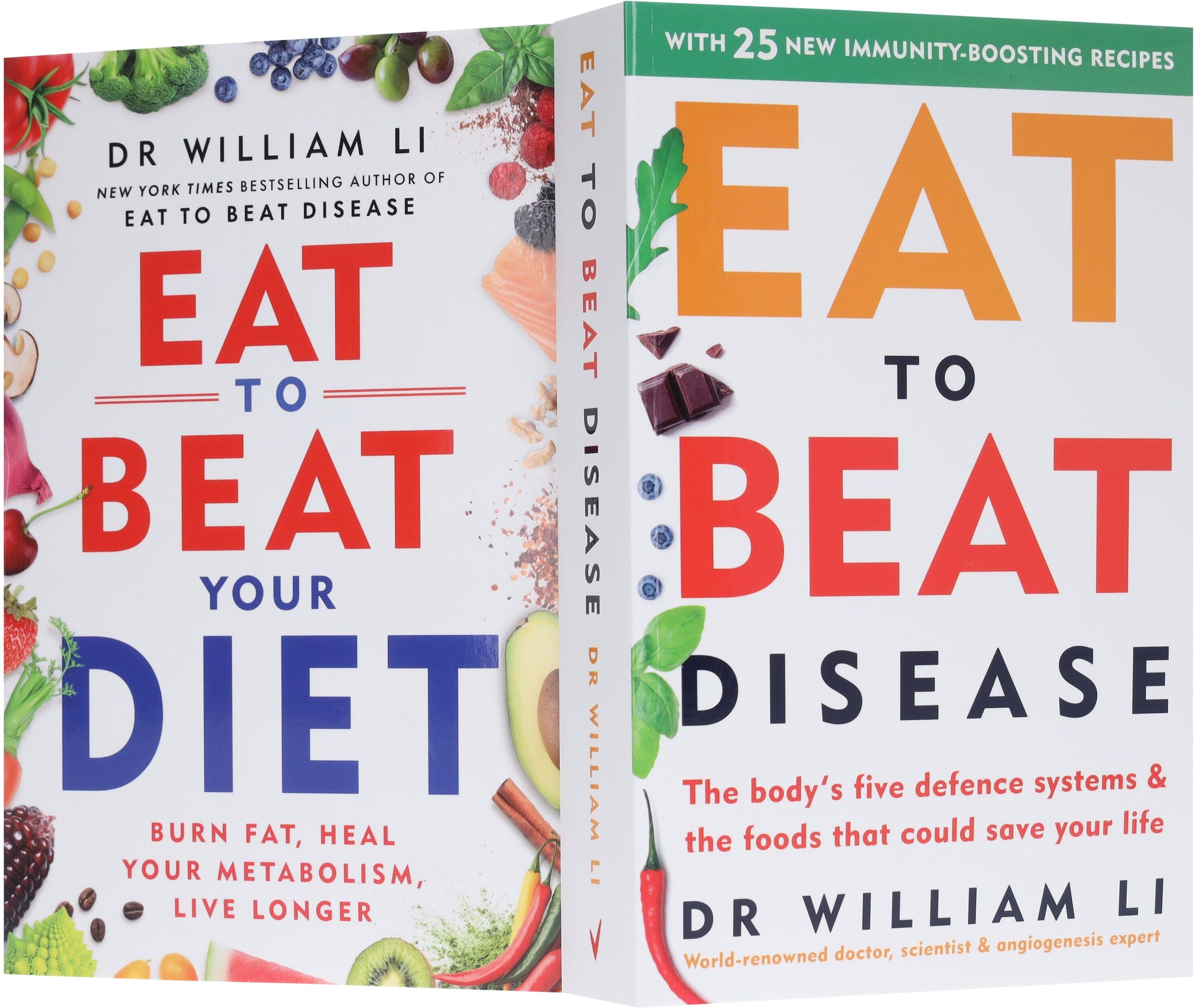 Dr William Li's Eat to Beat Disease & Eat to Beat Your Diet Collection 2 Books Set - Non Fiction - Paperback Penguin Random House