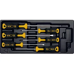 QUATROLIT® 2K-Schraubendreher-Satz, 6-teilig, ELORA-MS-38