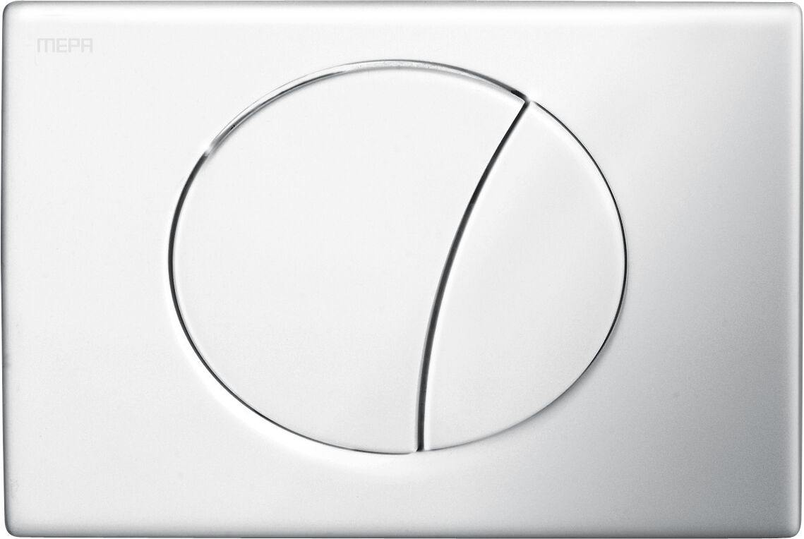Mepa MEPAellipse plaque de déclenchement 420755 chrome mat, pour réservoir encastré A21/E21, 801 quantités