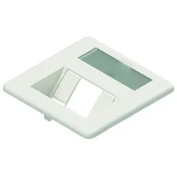 1PROTEC Zentralplatte Modulaufnahme PNZPRW1 1fach reinweiß 9010