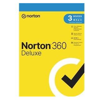 NortonLifeLock 360 DELUXE 2-year License, 3 Devices, 1 User (Norton)