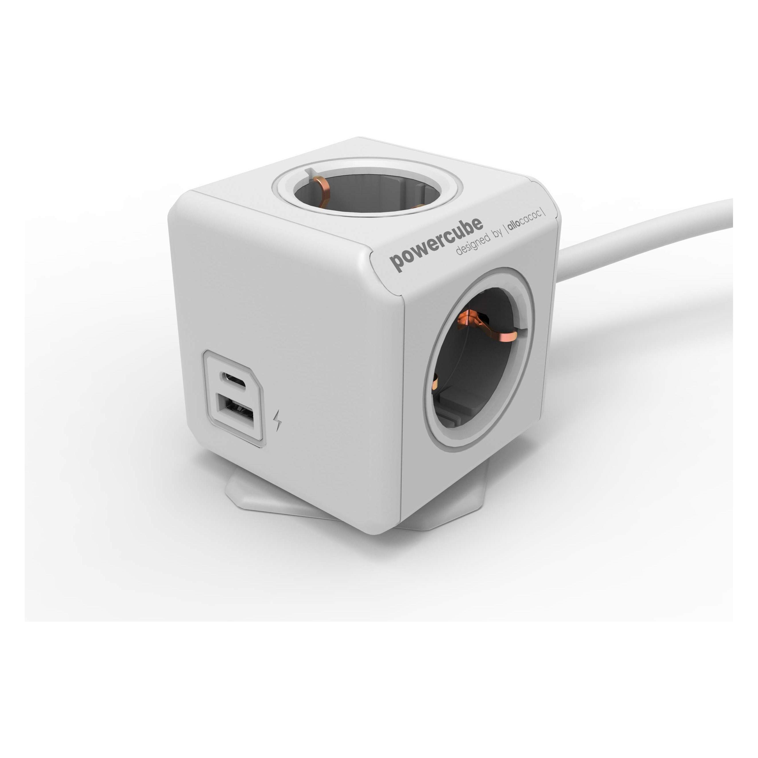 Allocacoc PowerCube (4x, USB-A, 1.50 m) (10435/DEEUAC)