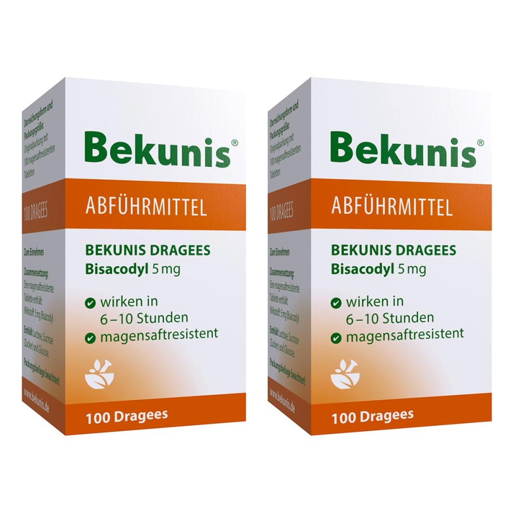Hansa Naturheilmittel GmbH Bekunis Dragees Bisacodyl 5mg 08104666