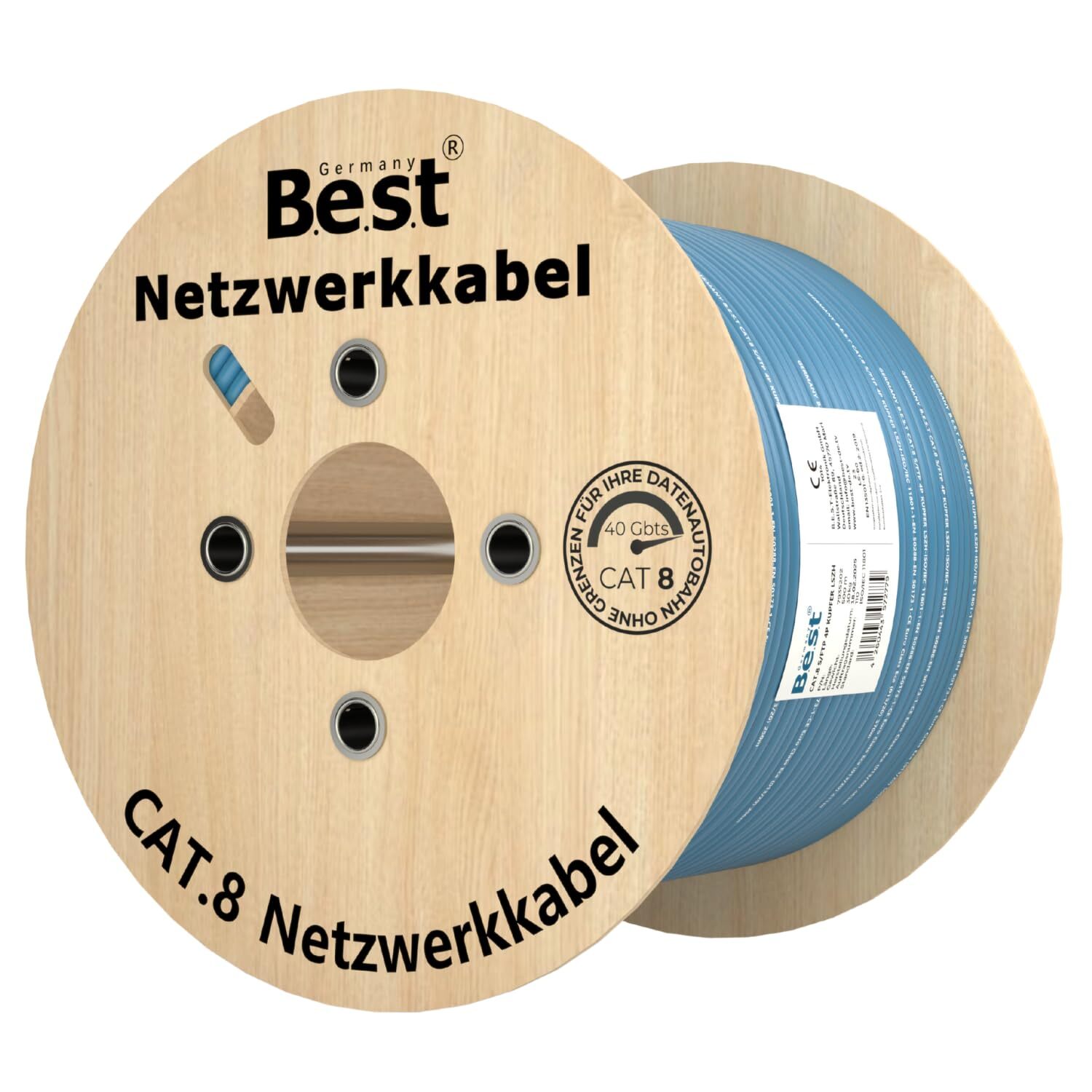 500m CAT 8 Netzwerkkabel Verlege Kabel 40 Gbit/s CAT8 Verkabelung Netzwerk Daten