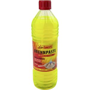 Favorit Brennpaste 1805, für Chafing-Dish & Fondue, Nachfüllflasche mit Bio-Ethanol-Gel und Dosierhilfe, 1 Liter