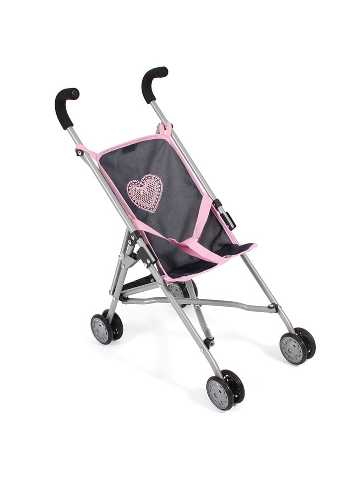 Bayer CHIC 2000 Puppenbuggy "Roma" in Grau/ Rosa - ab 3 Jahren - onesize