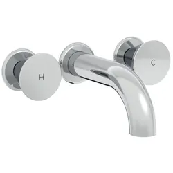 VitrA Liquid Fertigmontageset A42690 UP-Zweigriff-Waschtischarmatur, kurz, chrom