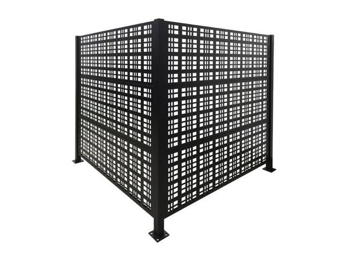 Relaxdays Cache-poubelles, h. 120 cm