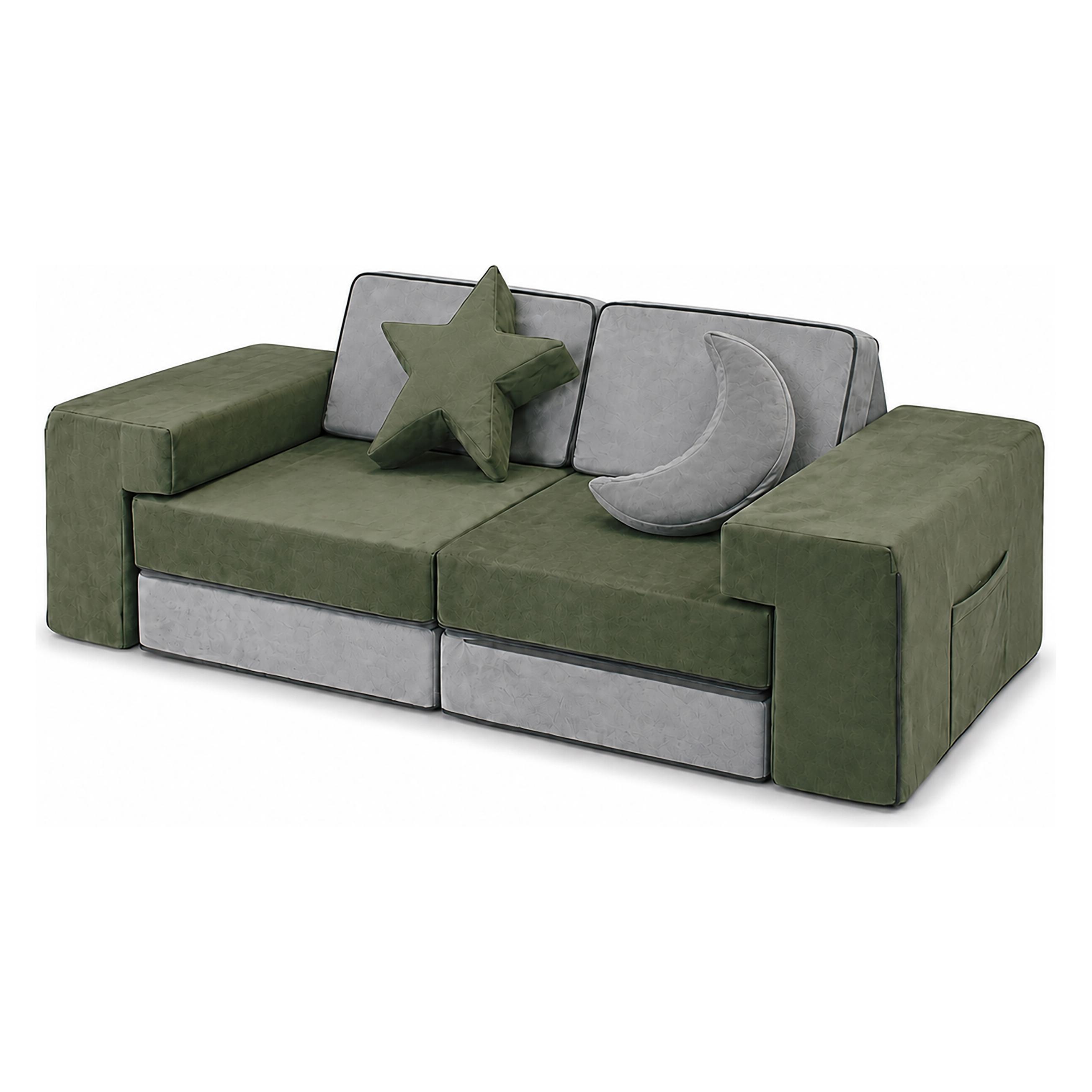 Relaxdays 10lg. Kinder-Spielsofa Set (Kindersofa) (4052025807313)