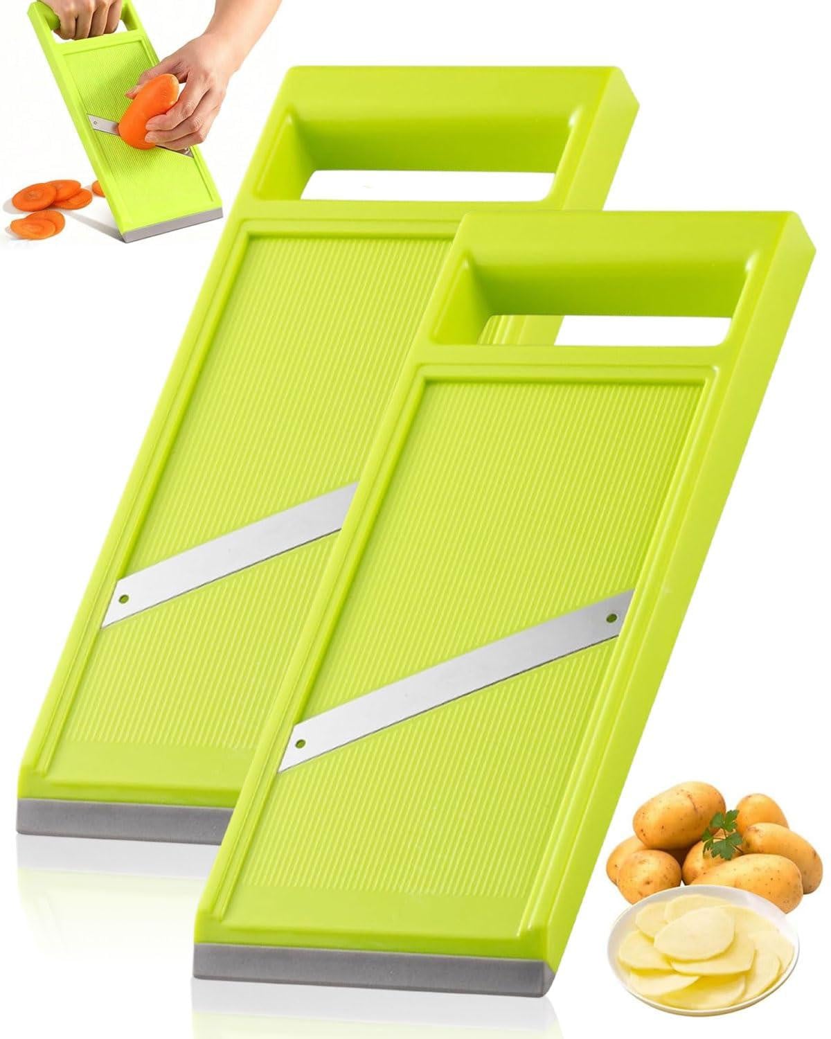 Dripio Groentensnijder voor aardappel en komkommer, groen, 2 stuks