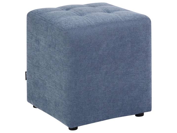 POUF Stoff Blau Kansas