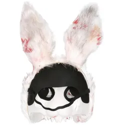 Boland Blutiger Hase Halbmaske aus Plüsch
