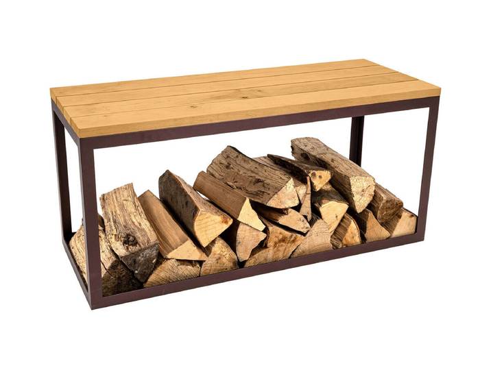 Nouvel Timber Outdoor Sitzbank Braun