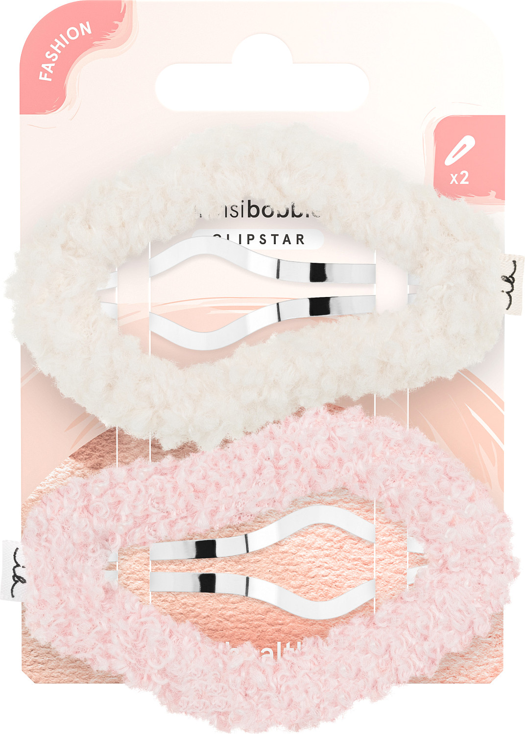 invisibobble SNAPCLIP Teddy Touch 2pc IB-CLI-D-101