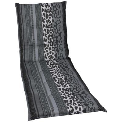 Liegenauflage GO-DE "Liegenauflage", grau, B:60cm H:190cm T:48cm, Baumwolle, Polyester, Polsterauflagen