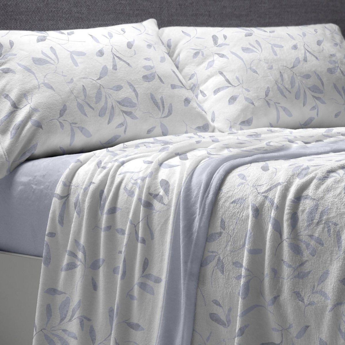 Solidchoice Coralina Bedlinnen Set Blauw voor 150 cm Bed