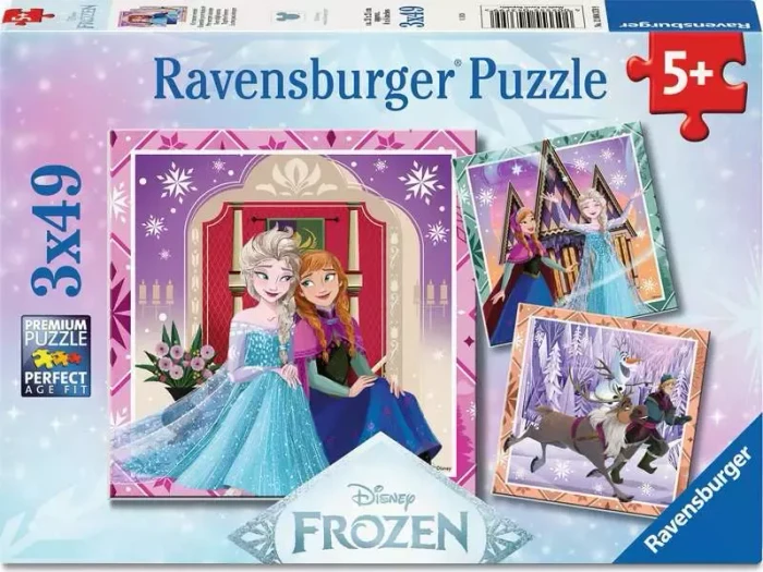 Ravensburger 120043799 Disney: Die Eiskönigin 3 × 49 Teile