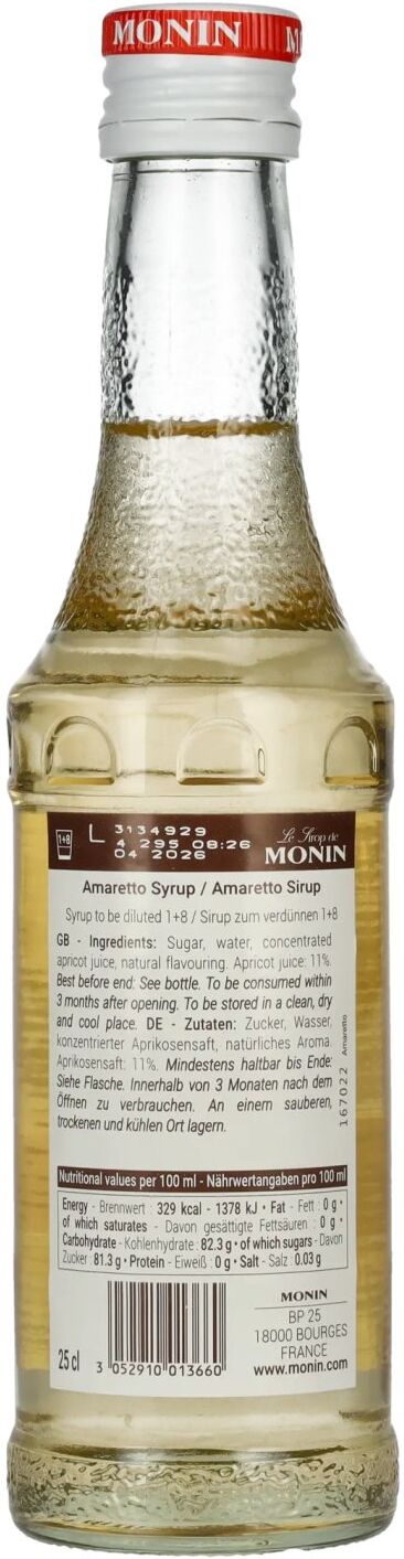 Le Sirop de Monin AMARETTO 0,25l