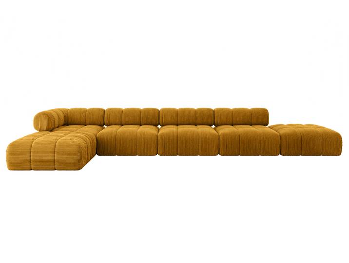 Ecksofa Kerru-L3 Senfgelb - Poso 42