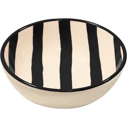 Lido Righe Schale 13 cm gestreift schwarz