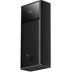 Baseus - Power Bank EnerFill FP41 (E0027K00) - Type-C, 2x USB-A, 30000mAh, 22.5W, QC + PD - Black (30000 mAh, 22.50 W, 111 Wh), Powerbank, Schwarz