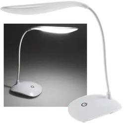 ChiliTec LED Tischleuchte mit Touch-Schalter Schwanenhals, 3 Helligkeitsstufen