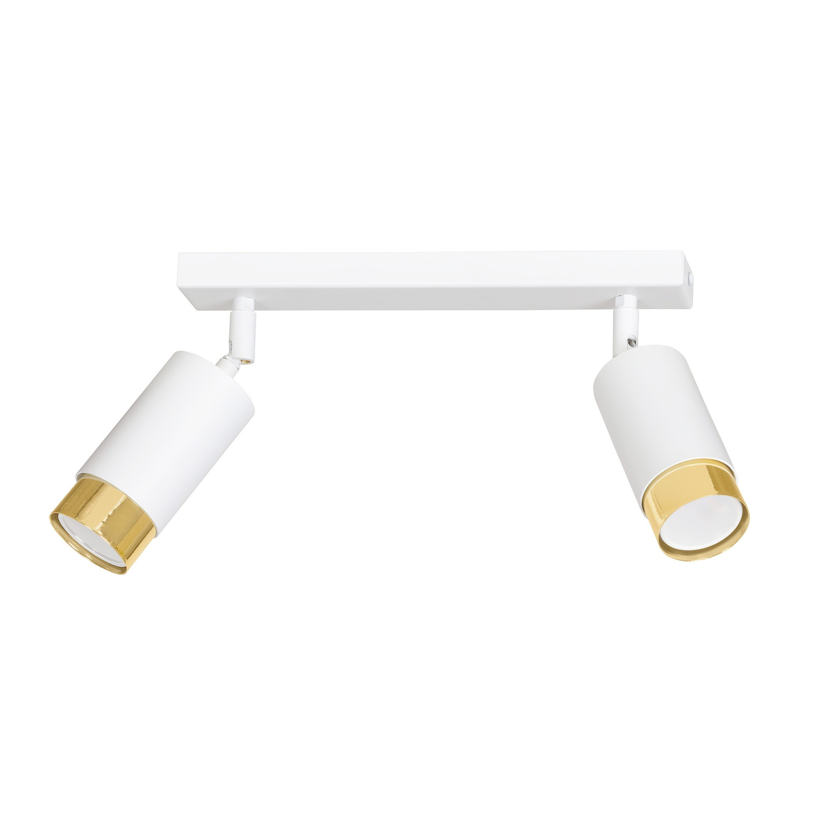 Emibig HIRO 2 Plafondlamp 2xGU10 30W Wit/Goud 963/2