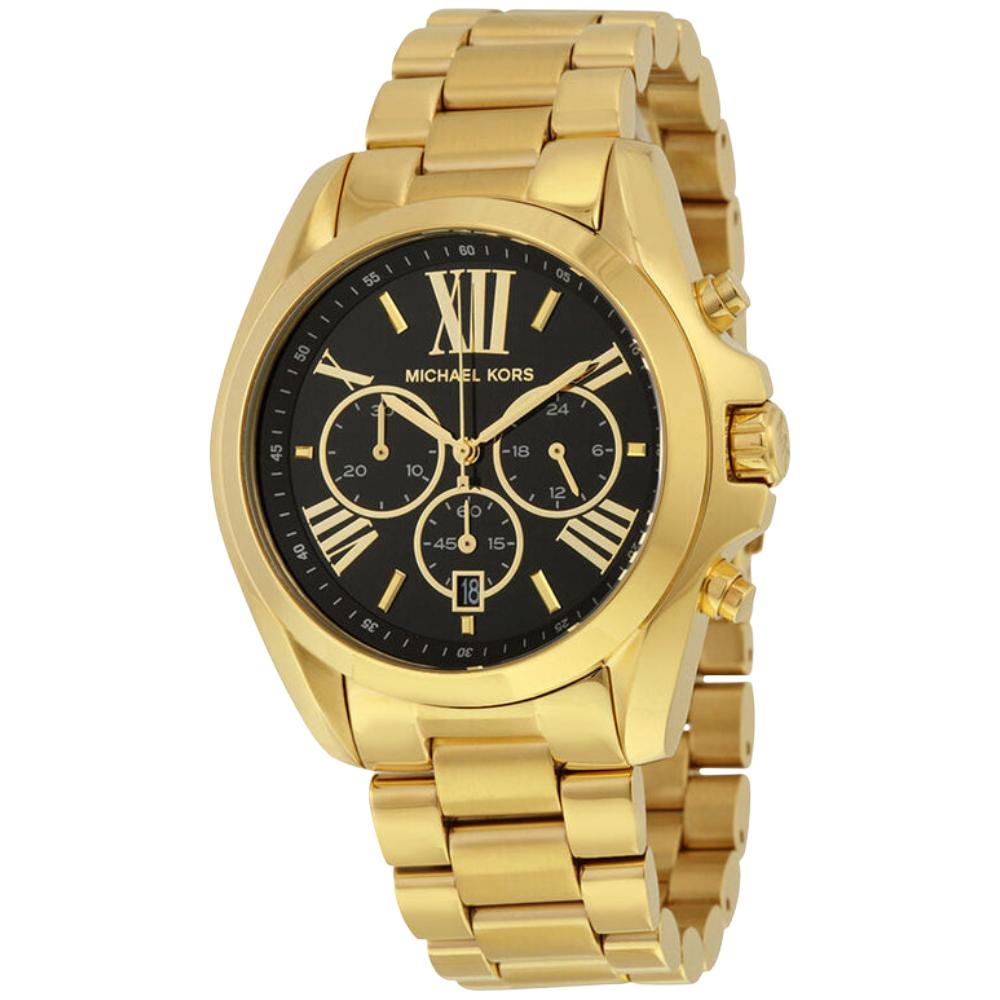 Michael Kors Bradshaw MK5739 Damenuhr, Chronograph, 43 mm - Gold