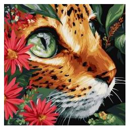 Ideyka Malen nach Zahlen - Augen ohne Boden 40x40cm (66128999)