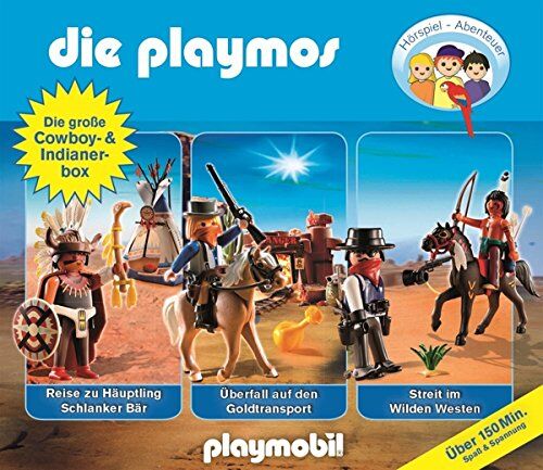 Die Playmos - Die Große Cowboy und Indianer-Box - Preis vom 04.10.2026 03:51:26 h