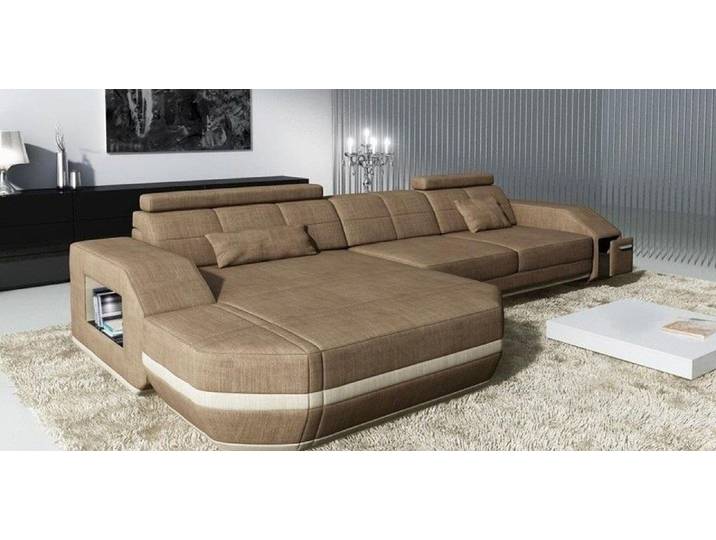 Xlmoebel Ecksofa Designer Luxus Couch Wohnlandschaft aus Stoff und Textil, Ecksofa, Made in Europa